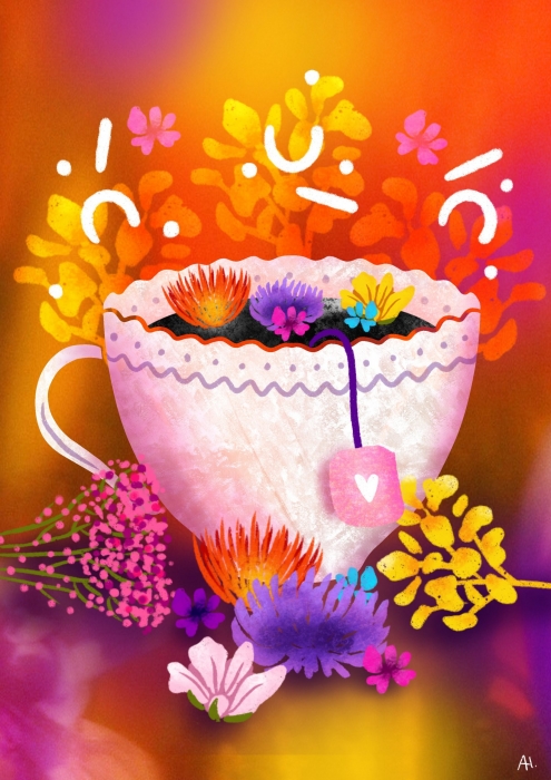 Fleur têtue